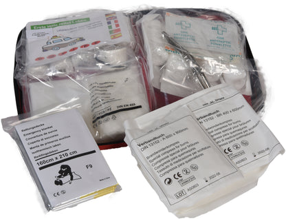 Botiquín de primeros auxilios para el coche